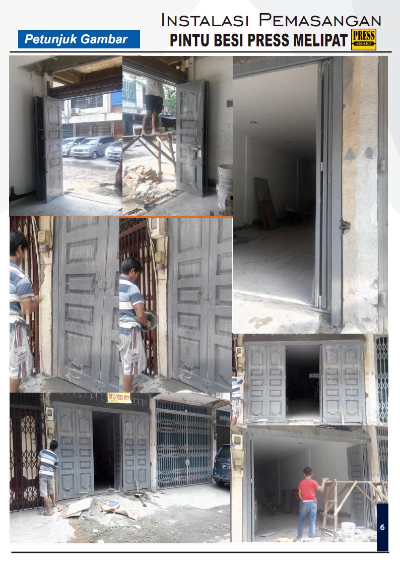 Pemasangan Pintu Besi Press Automatic Gate Medan Aceh 